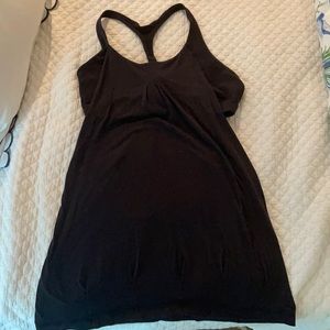 Lulu Lemon No limits Black Tank